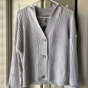 Grey knit loungewear set